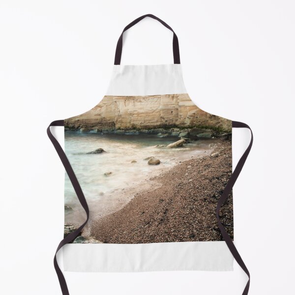 Item preview, Tranquil Rocky Beach Cove With Smooth Water, Weathered Cliffs and Pebble Shore designed and sold by Nmallia.
