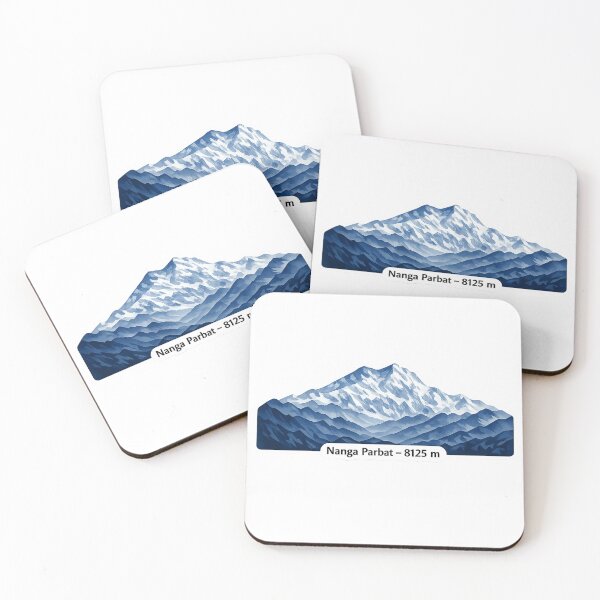Item preview, Nanga Parbat 8125 m – Minimalist Himalayan Mountain Sticker designed and sold by Gabe1983.