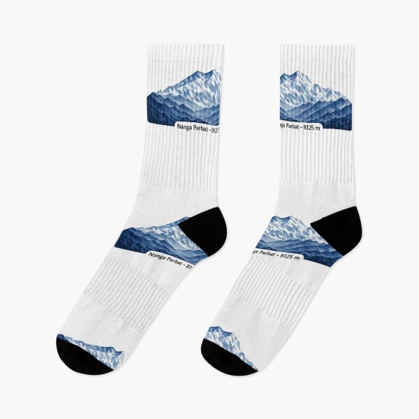 Item preview, Nanga Parbat 8125 m – Minimalist Himalayan Mountain Sticker designed and sold by Gabe1983.