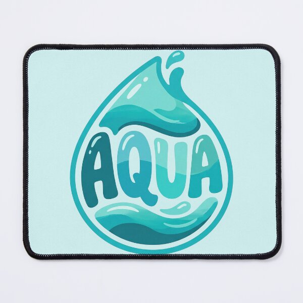 Item preview, Aqua – Groovy Coastal Words designed and sold by Sea Gem.