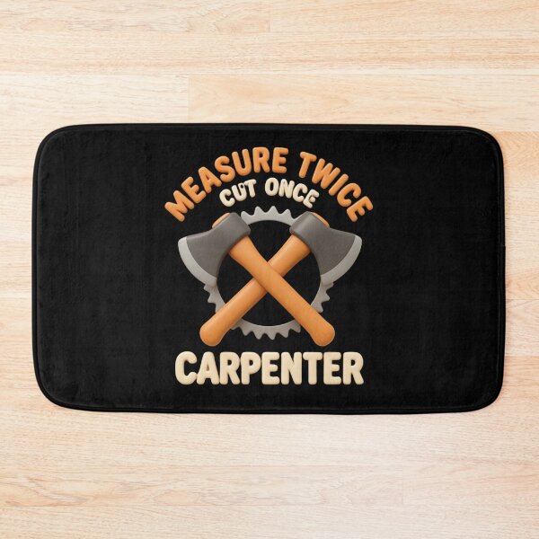 Item preview, Measure Twice Cut Once Carpenter | American Shirt designed and sold by LabCore.