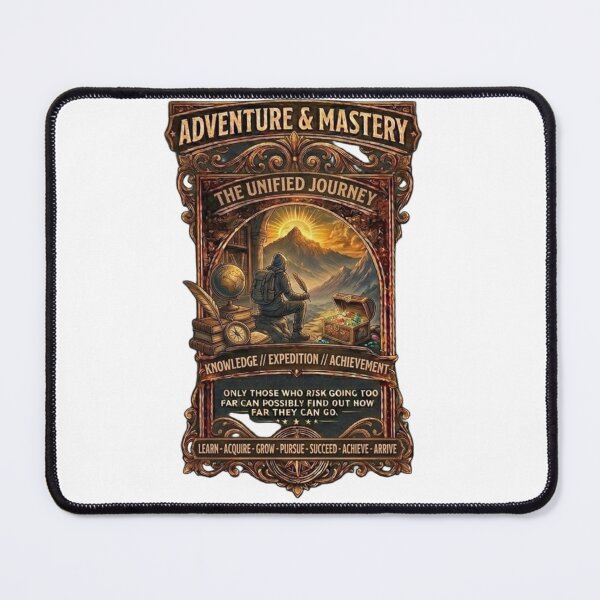 Item preview, Adventure & Mastery – The Unified Journey Vintage T-Shirt Design designed and sold by aminomen.