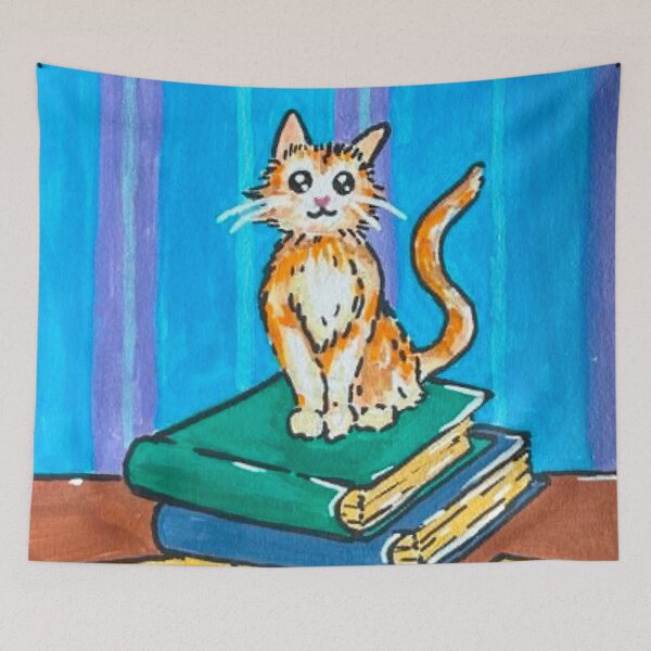 Item preview, The Scholarly Cat designed and sold by AvalonUnmuzzled.