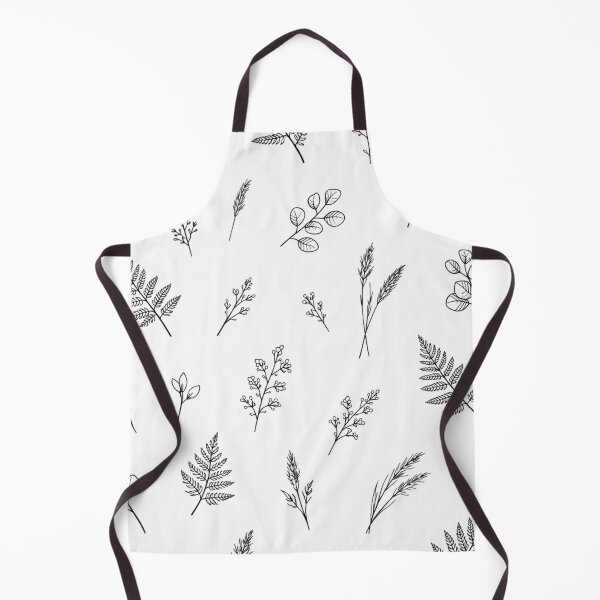 Artikelvorschau, Minimalist Botanical Pattern | Black and White Floral Design | Scandinavian Nature Print | Simple Wildflower Pattern entworfen und verkauft von Fernhaven.