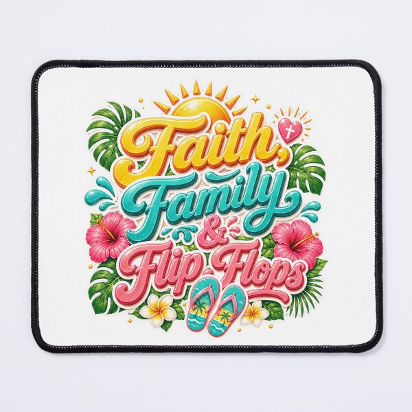 Item preview, Faith, Family and Flip Flops Design . designed and sold by Anime-Clothes1.