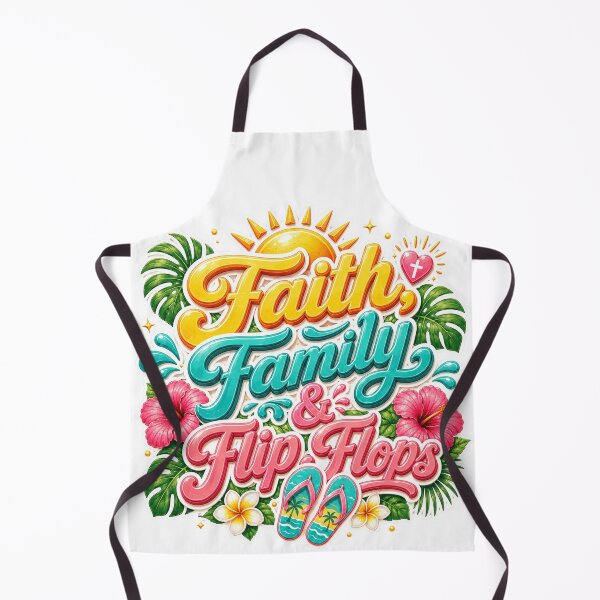 Item preview, Faith, Family and Flip Flops Design . designed and sold by Anime-Clothes1.