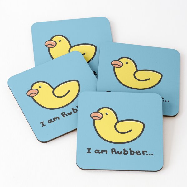 Item preview, I am rubber… designed and sold by Catphonesoup.