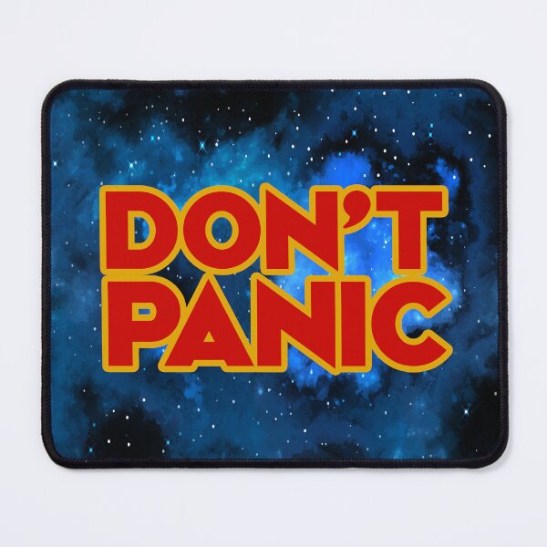 Item preview, Don't Panic - Retro Sci-Fi designed and sold by Deviant Logic Design.