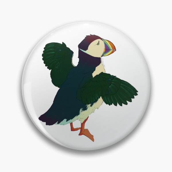 Item preview, Gay Pride Puffin designed and sold by sin0phodon.