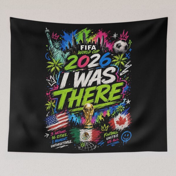 Item preview, I was there - World Cup 2026 celebration art designed and sold by Side Quest Co..