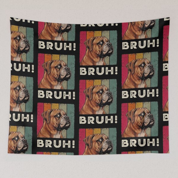Item preview, Bruh Boxer Dog Funny Vintage Retro Pet Lover designed and sold by d247.