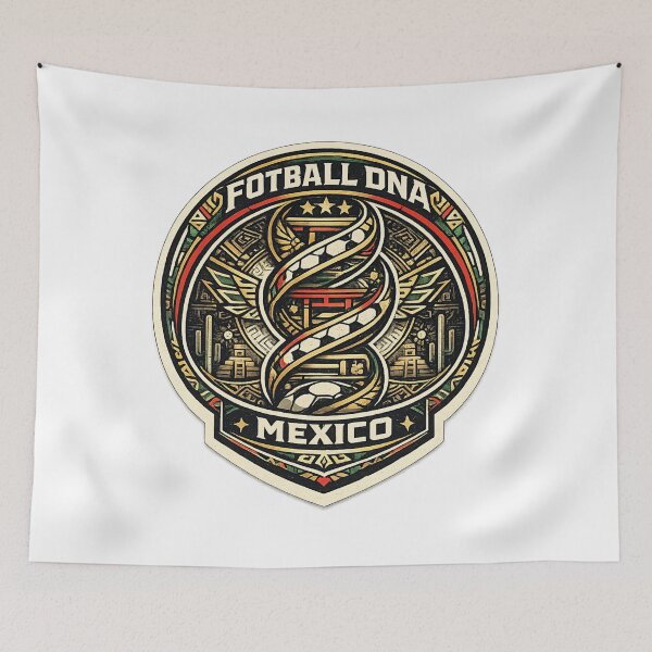 Item preview, Football DNA Mexico T-Shirt | Mexican Soccer Fan Design designed and sold by Atlas Ink Lab.