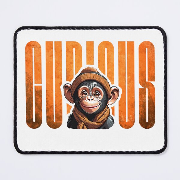 Item preview, Curious Monkey Shirt | Funny Curious Chimpanzee Tee | Cute Monkey Graphic Shirt | Animal Lover Gift designed and sold by Fernhaven.