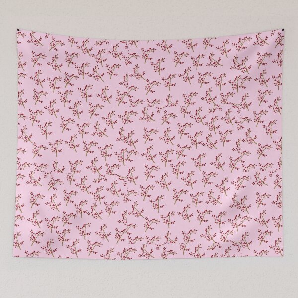 Item preview, Elegant Red Berry Botanical Pattern | color 12 designed and sold by Asmaa Abdul-Azim.