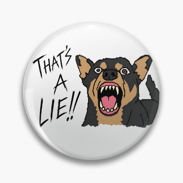Item preview, "That's a lie!!" Rainy Day Dog Frenzy designed and sold by Pixel Animal.