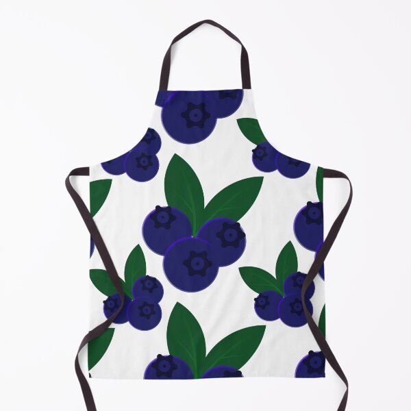 Item preview, Blueberry Fruit Cluster Seamless Pattern with Green Leaves designed and sold by Longsilp.