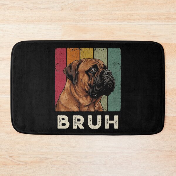 Item preview, Bruh Mastiff Dog Retro Vintage Grunge Pet Lover designed and sold by d247.