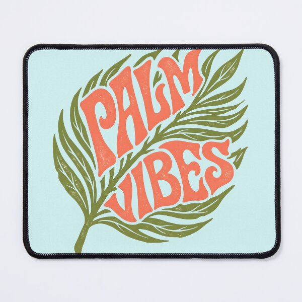 Item preview, Palm Vibes – Groovy Coastal Words designed and sold by Sea Gem.
