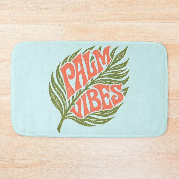 Item preview, Palm Vibes – Groovy Coastal Words designed and sold by Sea Gem.