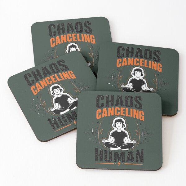 Item preview, Chaos Canceling Human – Meditation Mode Activated Funny Wellness Design designed and sold by warlistop.