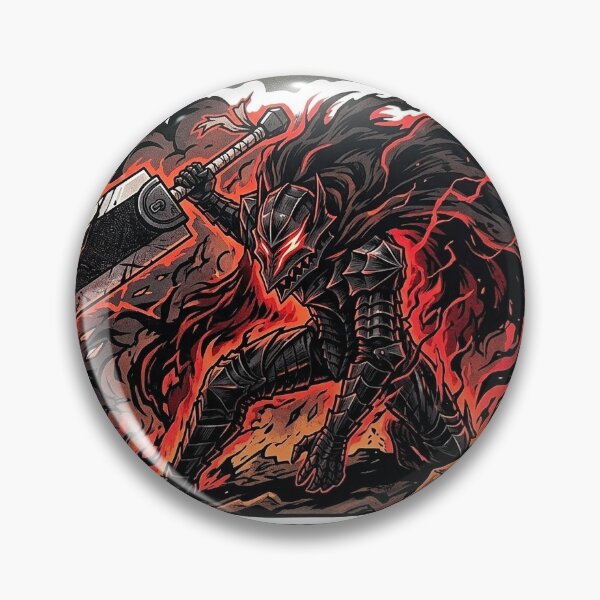 Item preview, Guts Berserker Armor - Dark Fantasy Anime Sticker designed and sold by sApu's Creations.
