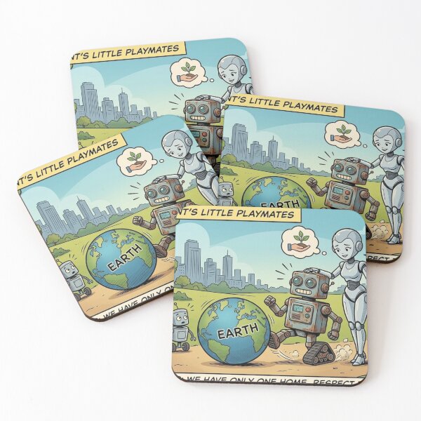 Item preview, World Environment Day Robots Protect Earth designed and sold by SNC3421.