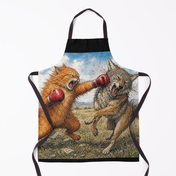 Item preview, Cat vs Coyote designed and sold by zzsuzsa.
