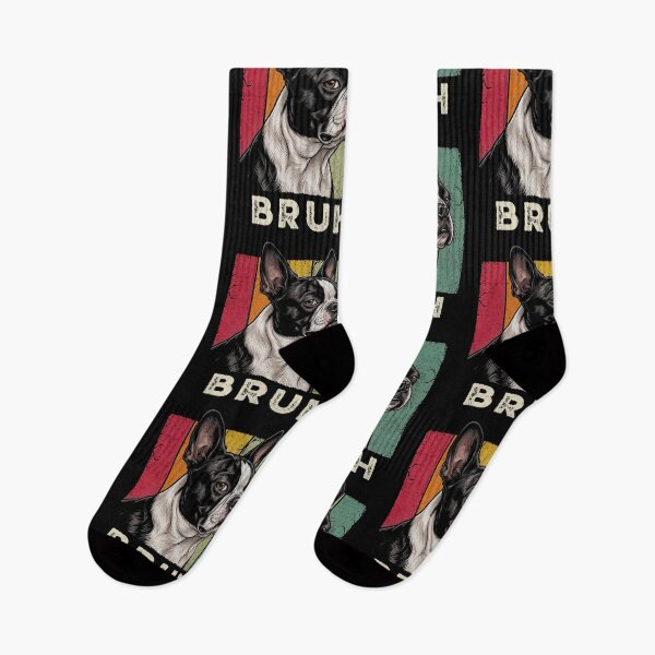 Item preview, Boston Terrier Bruh Vintage Retro Dog Lover designed and sold by d247.