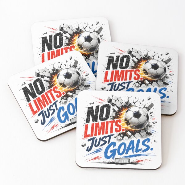 Item preview, no limits just goals soccer, no limits just goals football, soccer motivational shirt, football motivational shirt, soccer quote shirt designed and sold by TrueArtVibes.