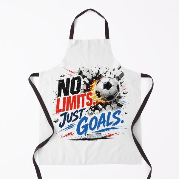 Item preview, no limits just goals soccer, no limits just goals football, soccer motivational shirt, football motivational shirt, soccer quote shirt designed and sold by TrueArtVibes.