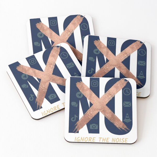 Item preview, Ignore the Noise - Minimalist Digital Detox Quote designed and sold by MyTeePlace.