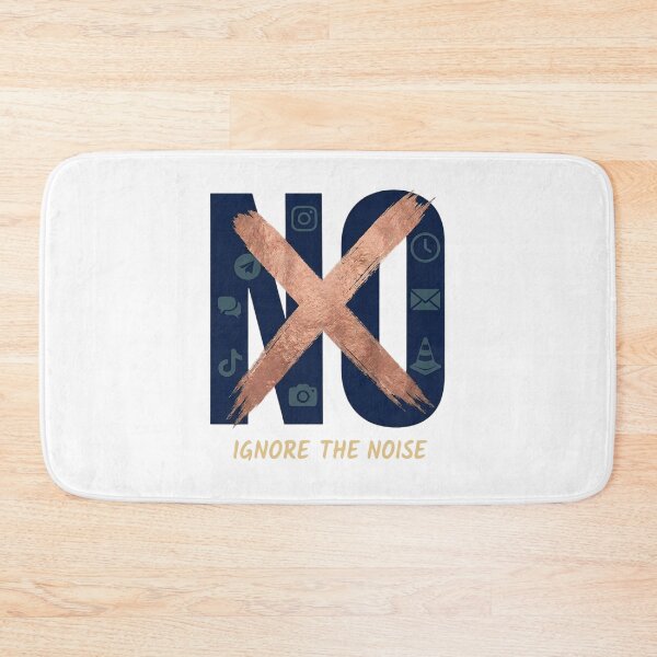 Item preview, Ignore the Noise - Minimalist Digital Detox Quote designed and sold by MyTeePlace.