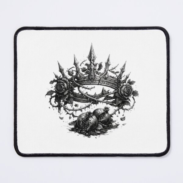 Item preview, Persephone's Crown - Gothic Thorn Crown Pomegranate Dark Mythology Design designed and sold by unglaublichGut.