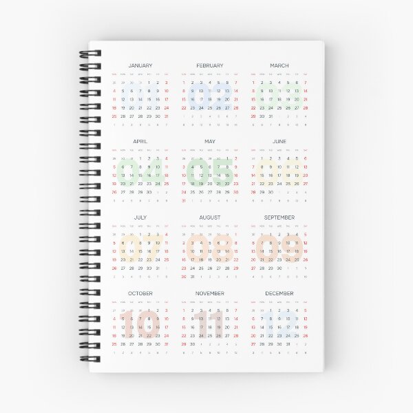 Item preview, English 2026 Vertical 3x4 Grid Yearly Calendar Template Minimalist Corporate Annual Wall Planner designed and sold by IuriiVlasenko.