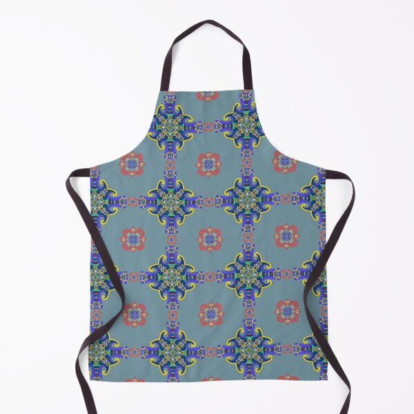 Item preview, Royal Mosaic Mandala Pattern – Ornamental Blue & Gold Seamless Design designed and sold by Mohng Talulenz.