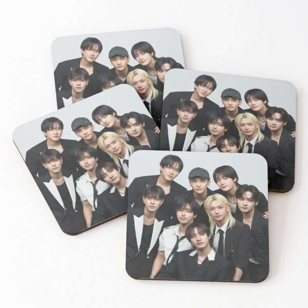 Item preview, Stray Kids summer blue group picture DIVINE You make stray kids STAY SKZ SKZOO kpop bang chan lee know changbin hyunjin han felix seungmin IN 5 star world tour poster designed and sold by Kpop-Noona.