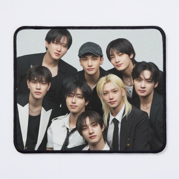 Item preview, Stray Kids summer blue group picture DIVINE You make stray kids STAY SKZ SKZOO kpop bang chan lee know changbin hyunjin han felix seungmin IN 5 star world tour poster designed and sold by Kpop-Noona.