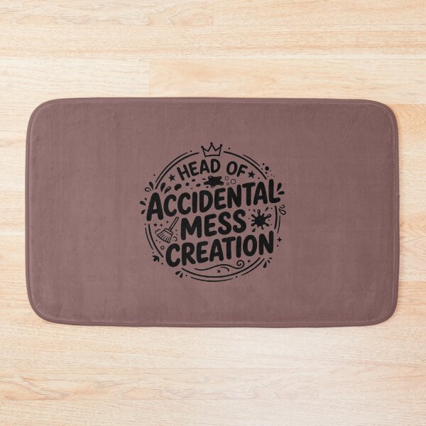 Item preview, Head of Accidental Mess Creation – Funny Cleaning Humor Design designed and sold by DesignHouse07.