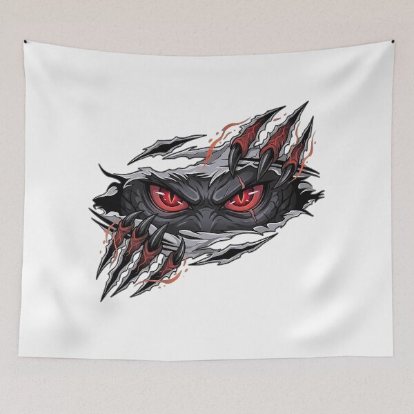 Item preview, Fierce Monster Red Eyes Tearing Claws Graphic designed and sold by Munib320.