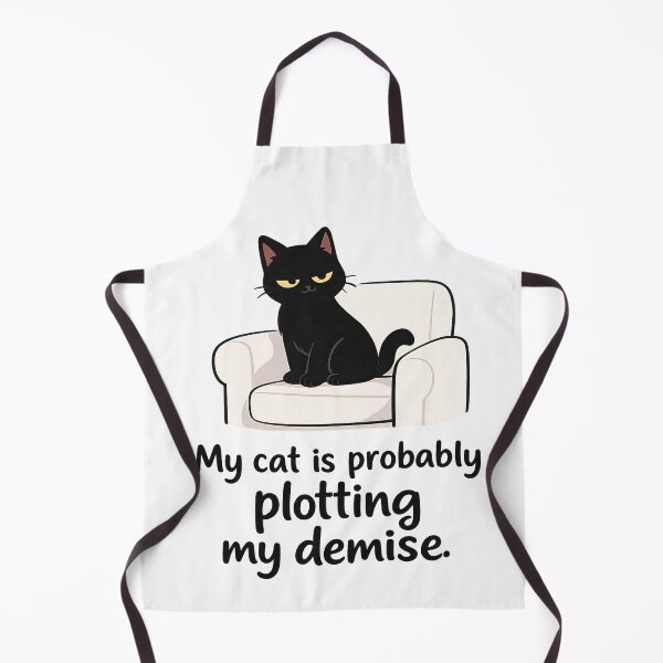 Item preview, Funny Cat Plotting Demise Sticker Sarcastic Gift designed and sold by Oddly Blessed.
