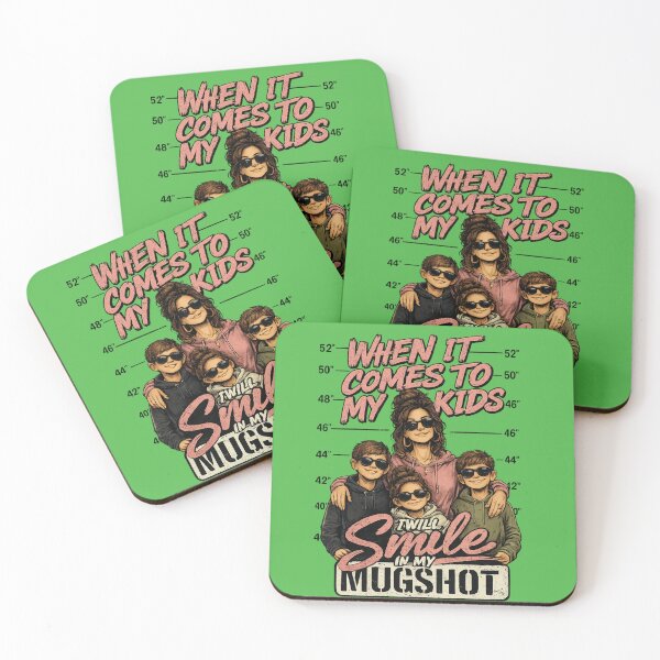 Item preview, when it come to my kids i will smile at my mugshot designed and sold by N12yearwood.