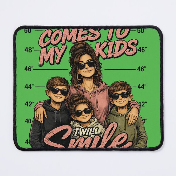 Item preview, when it come to my kids i will smile at my mugshot designed and sold by N12yearwood.