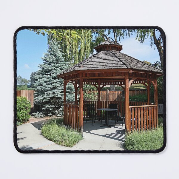 Item preview, Charming Wooden Gazebo in a Garden designed and sold by Kevin Miller Photography.