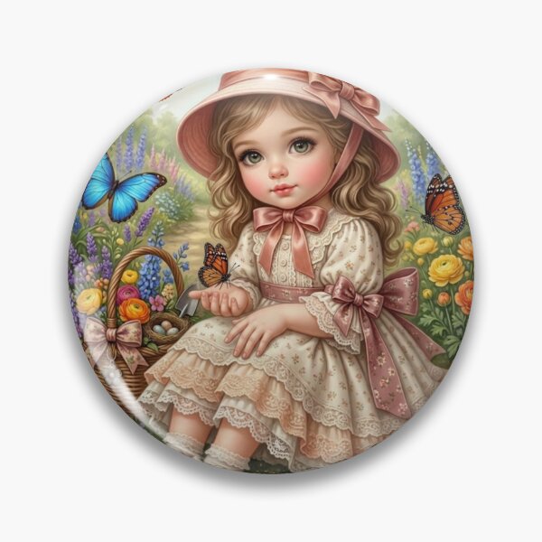 Item preview, ​The Magic of the Garden: A Vintage Portrait. designed and sold by JoyNest = "The nest of joy".