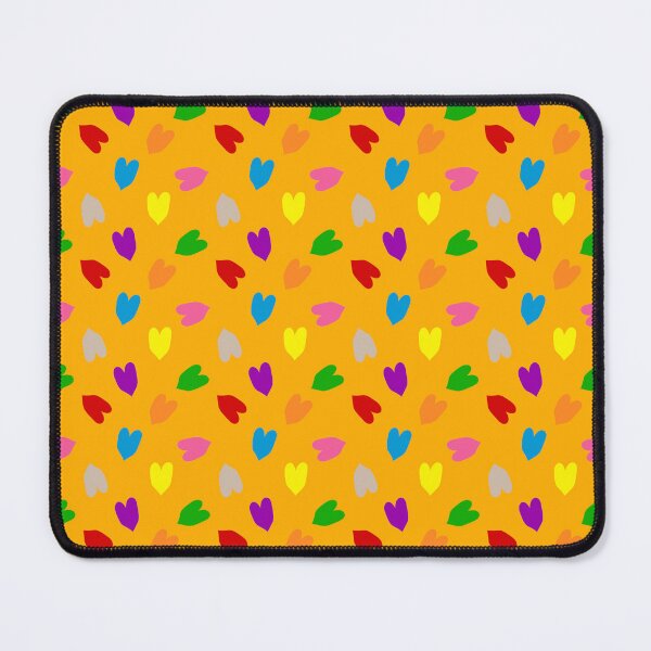 Item preview, Colourful Hearts Love Pattern Design - Yellow designed and sold by PatternTitan.