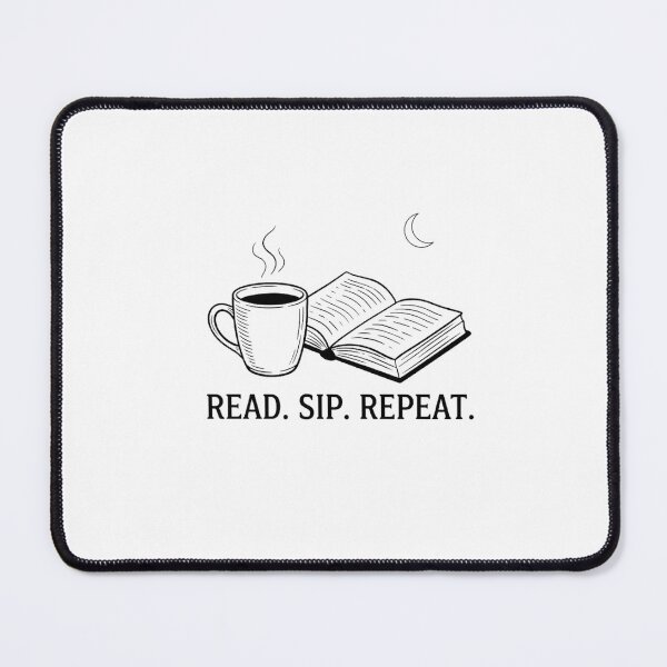 Item preview, Read Sip Repeat Cozy Book Coffee designed and sold by GiggleInkTees.