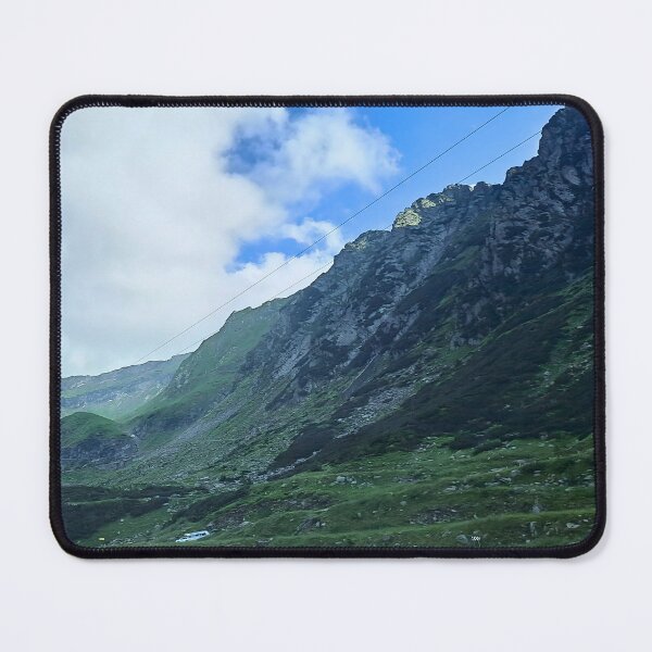 Item preview, Transfagarasan Mountain Road Romania – Scenic Alpine Highway Landscape Art Print designed and sold by MSMPrintDesign.