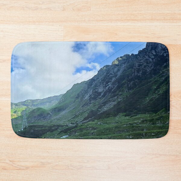 Item preview, Transfagarasan Mountain Road Romania – Scenic Alpine Highway Landscape Art Print designed and sold by MSMPrintDesign.