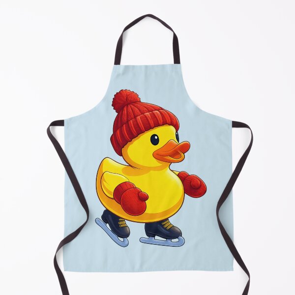 Item preview, Ice Skating Duck Illustration designed and sold by BROHLine Studio.