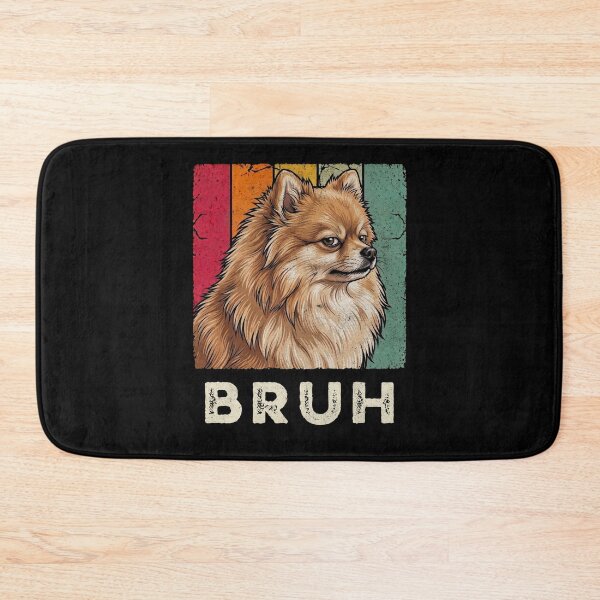 Item preview, Bruh Pomeranian Dog Retro Vintage Distressed designed and sold by d247.